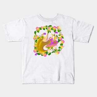 Camellias in spring Kids T-Shirt